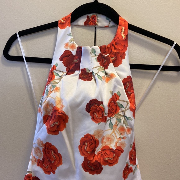CAMEO About You Dress in Red Blossom Size XS - Picture 4 of 5